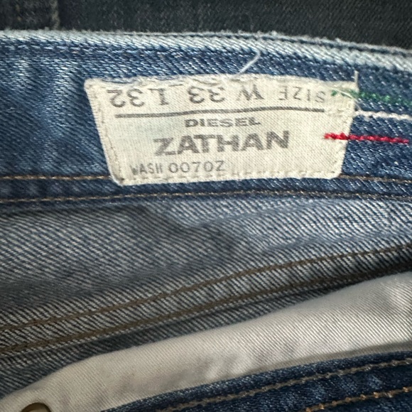 Diesel industrial denim division jeans, Zanjan size W 33L 32 - Picture 3 of 3